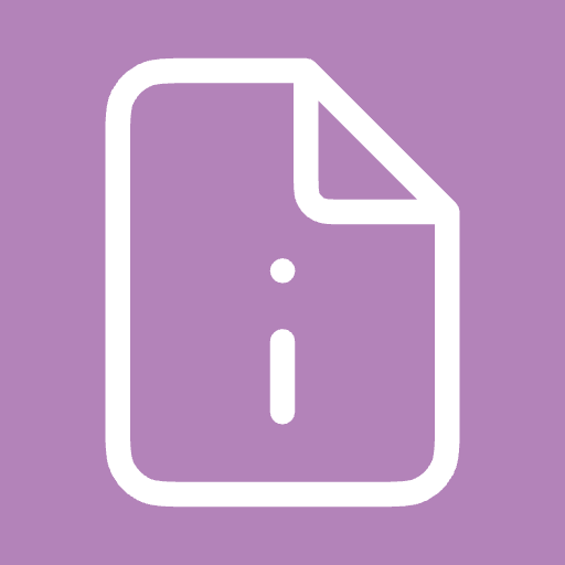 A piece of paper with a folded corner and a lower-case letter I